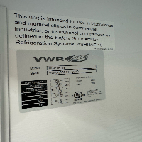 VWR Double Door Refrigerator image 1